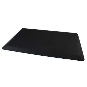 Mind Reader 9-to-5 Collection Anti-Fatigue Standing Desk Mat, 3/4H x  20-1/4W x 39-1/2L, Black