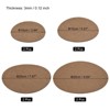 Unique Bargains Reversible Absorbent Waterproof Round Felts 4 6 8 10 Inch Plant Coasters Pad Mat 16 in 1 Set - 2 of 4