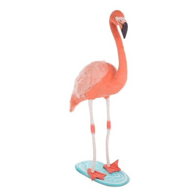 large stuffed flamingo