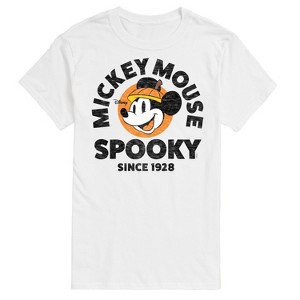 Men's Disney Spooky Since 1928 Short Sleeve Graphic T-Shirt - White - LG Big and Tall - 1 of 4