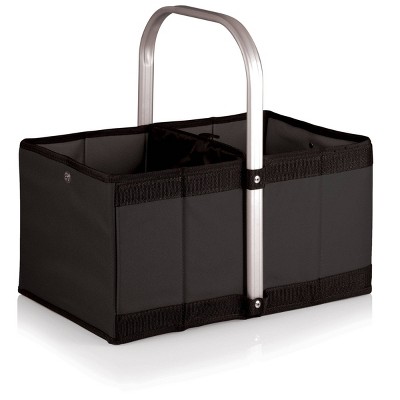 Picnic Time Urban Collapsible Basket - Black