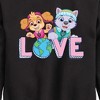 Boys' - Paw Patrol - Love Earth Graphic Long Sleeve Fleece Sweatshirt - 2 of 4