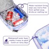 Tirrinia Small Insulated Lunch Bag for Men Women, Mini Portable Reusable Thermal Lunch Box Cooler Tote for Adults Kids Boys Girls, Purple Dolphin - 4 of 4