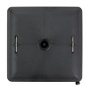 Maggift Square Umbrella Base with 4 Lockable Wheels and 2 Handles, Open Umbrella Maximum Diameter -11ft, Black, 19.6" * 19.65" * 16.3" - 3 of 4