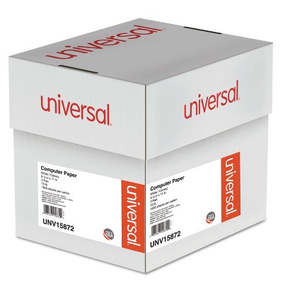 UNIVERSAL Multicolor Computer Paper 2-Part Carbonless 15lb 9-1/2 x 11 1800 Sheets 15872