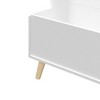 INFURNIC Decorative Bookshelf Kids Bookshelf, Book And Magazine  Rack, Book Organizer, Toy Storage Cabinet Organizer, White, 26.77"*12.6"*36.61" - 2 of 4