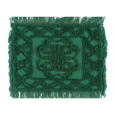 Collections Etc Elegant Chenille Fringe Pillow Sham Sham Green Unisex   GUEST 22e53610 6ac8 4637 Ba99 8fb018073fb1