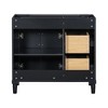 NicBex 36" Bathroom Vanity with/without Sink,Solid Wood&MDF Freestanding Storage Cabinet with 3 Drawers&2 Doors,300lbs Max - 2 of 4