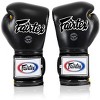 Fairtex BGV9 Mexican Style Black Yellow Muay Thai Boxing Glove - Heavy Hitter - 4 of 4