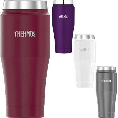 Thermos 16 Oz Vacuum Insulated Stainless Steel Travel Tumbler - Merlot :  Target