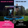 Joyberri Trampoline - ASTM Certified, 8-16ft for kids & adults. Anti-rust, with enclosure net, ladder, LED lights & sprinkler. Safe & fun! - 2 of 4