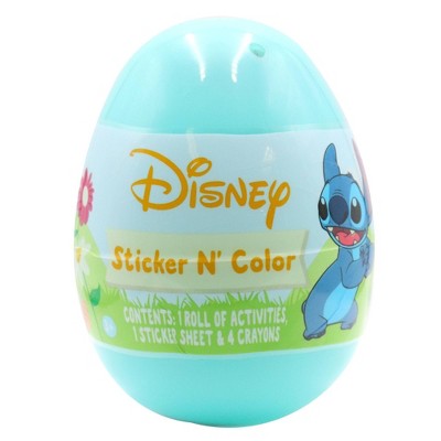 Disney Stitch Sticker N Color Easter Egg - 7pc
