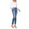 Women's Rachel High Rise Slim Straight Jean - FLYING MONKEY - 3 of 4