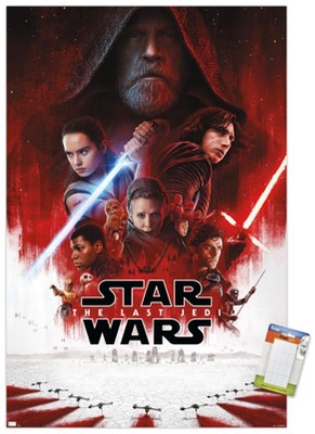 Trends International Star Wars: The Last Jedi - One Sheet (no Billing  Block) Unframed Wall Poster Print White Mounts Bundle 22.375 X 34 : Target