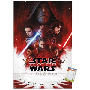 Trends International Star Wars: The Last Jedi - One Sheet (No Billing Block) Unframed Wall Poster Prints - 1 of 4