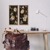 Stupell Industries Vintage French Typography Flowers Black Framed Floater Canvas Wall Art - 2 of 4