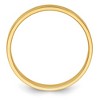 Black Bow Jewelry 3mm 14K Rose, White, or Yellow Gold Lightweight Flat Standard Fit Band - 2 of 4