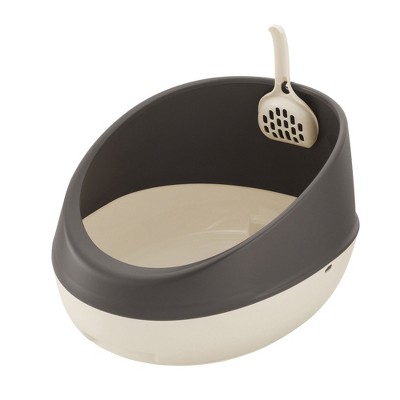 Paw Trax: Rimmed Cat Litter Pan - Brown