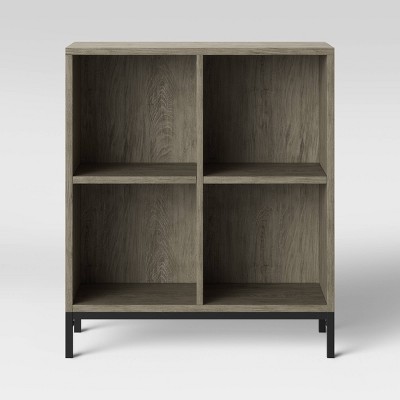 target gray bookshelf