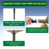 Artificial Topiary Trees Set of 2, Topiary Trees with Metal Ground Spike for Winter and Fall,Christmas Topiary Tree Outdoor Front Porch Garden - 4 of 4