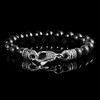Crucible Men's 10mm Polished Stone Bead Bracelet with Antiqued Stainless Steel Clasp - 2 of 4