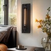 LNC Lapps 5.5-in W 1-Lights Matte Black Modern/Contemporary  Wall Lights - 2 of 4