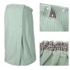 Unique Bargains Soft Absorbent Bath Towel Thin Striped Bath Towel for Bathroom with Adjustable Button 27.8" Length 1 Pc - 3 of 4