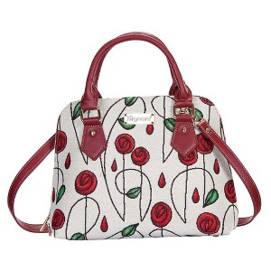 Signare USA Rennie Mackintosh Simple Rose Convertible Top Handle Handbag - 1 of 4