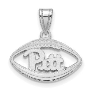 Black Bow Jewelry Sterling Silver Pittsburgh Panthers NCAA Pendant - 1 of 4