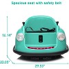 Garvee 12V Bumper Car for Toddlers with Remote Control 360 Degree Spin Lights and Sounds Electric Kids Ride-On Vehicle - 2 of 4