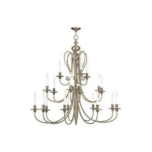 Livex Lighting Caldwell 6 - Light Chandelier in  Polished Nickel - 1 of 1