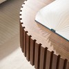 CAVINAS Coffee Table, Oval Center Table, Tea Table with Sturdy Base, Modern Coffee Table for Living Room, Office, Bedroom - 2 of 4