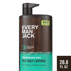 Every Man Jack Body Wash - Sea Salt + Citrus - 28.8 fl oz - 1 of 4