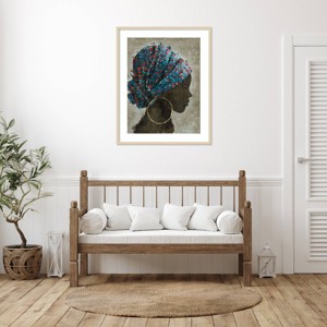 Amanti Art Profile of A Woman I by Marie Elaine Cusson Framed Wall Art Print - 1 of 4