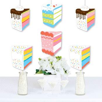 Big Dot of Happiness Cake Time - Decorations DIY Happy Birthday Party Essentials - Set of 20
