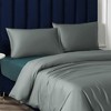 2 Pack Satin Pillowcases, Skin-Friendly Luxury Pillow Cases with Hidden Zipper - NTBAY - 2 of 4