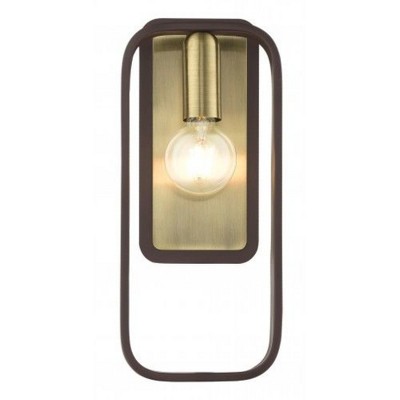 Livex Lighting Bergamo 1 - Light Wall Light in  Bronze/Antique Brass