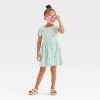 Toddler Girls' St. Patrick's Day Short Sleeve Dress - Cat & Jack™ - 3 of 3