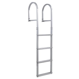 Garvee 4-Step Removable Dock Ladder 500lbs Marine Pontoon Boat Straight Ladder Non-slip - 1 of 4