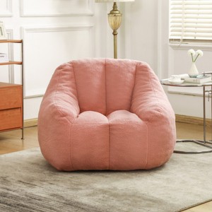 Bean Bag Chair With Filler,Bean Bag Sofa With Tufted Soft Stuffed Filling, Fluffy And Lazy Sofa, Bean Bag Chairs With Memory Foam-Cuddlewood - 1 of 4