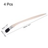 Unique Bargains Bristle Wall Treatment Tool Paint Brush with Long Wood Handle 4 Pcs - 2 of 4