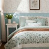 6 Pcs Elegant Cotton Percale Reversible Quilt Set, All Season Bedding Sets, Cozy Home Textile for Lux Bedroom Decor - 4 of 4