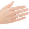 Pompeii3 4mm Flat 950 Platinum Comfort Fit Wedding Band - 4 of 4