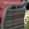 Gymojoy 4 Pieces Outdoor Rocking Chair Rattan Rocker Chairs with Cushion - 4 of 4