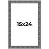 PosterPalooza | Distressed Black Picture Frame - UV Acrylic, Foam Board Backing, Hanging Hardware - 2 of 4