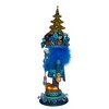 Kurt Adler 18-Inch Hollywood Blue with Tree Nutcracker - 4 of 4