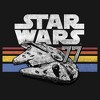 Men's Star Wars Millennium Falcon 77' Vintage Stripes Long Sleeve Shirt - 2 of 4