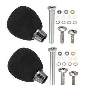 Unique Bargains EVA Knob Fishing Reel Handle for Rocker Arm Accessories 2 Pcs - 1 of 4