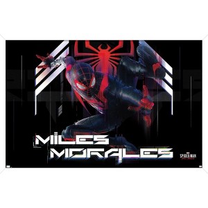 Trends International Marvel's Spider-Man: Miles Morales - Action Framed Wall Poster Prints - 1 of 4