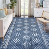 Boho Area Rugs Washable Rug Moroccan Lattice Rugs Living Room Rug Non-Slip Non-Shedding Carpet Soft Geometric Rugs - 2 of 4